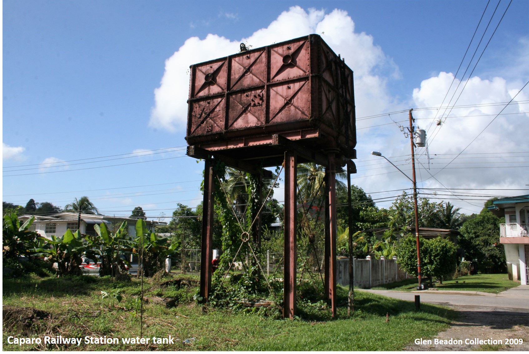 Caparo Train Station and water Tank — National Trust of Trinidad and Tobago