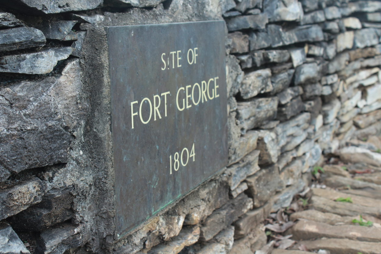 Brick wall at Fort George, St James. Photographer: Satis Philip