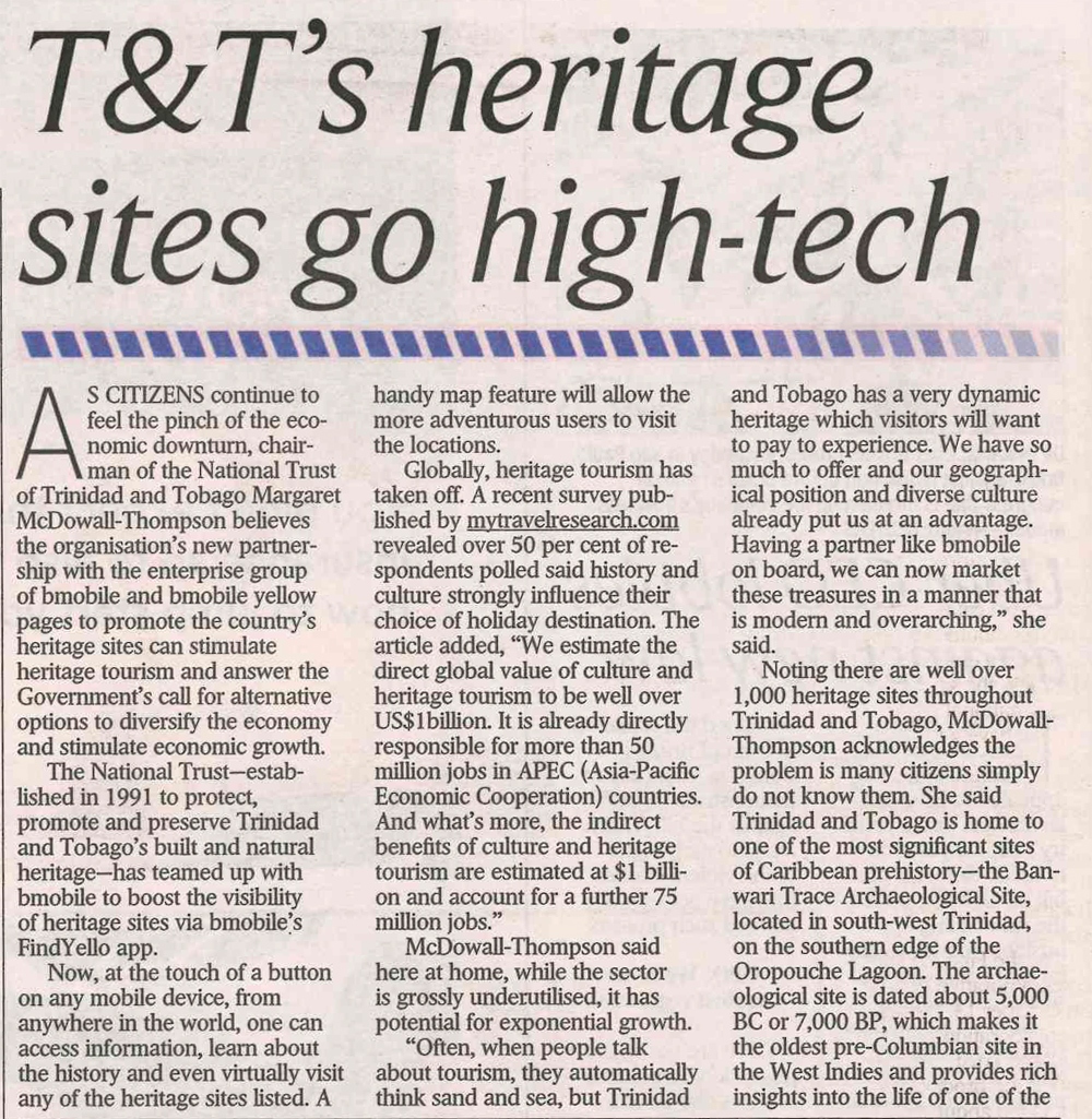 T&T's heritage sites go high-tech