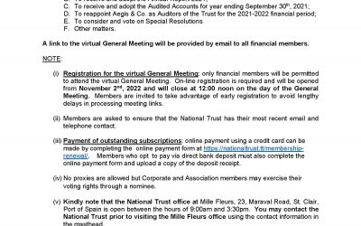 Notice Of Virtual General Meeting