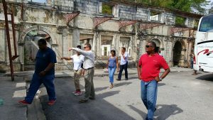 Ruins of 1903 masonry station building