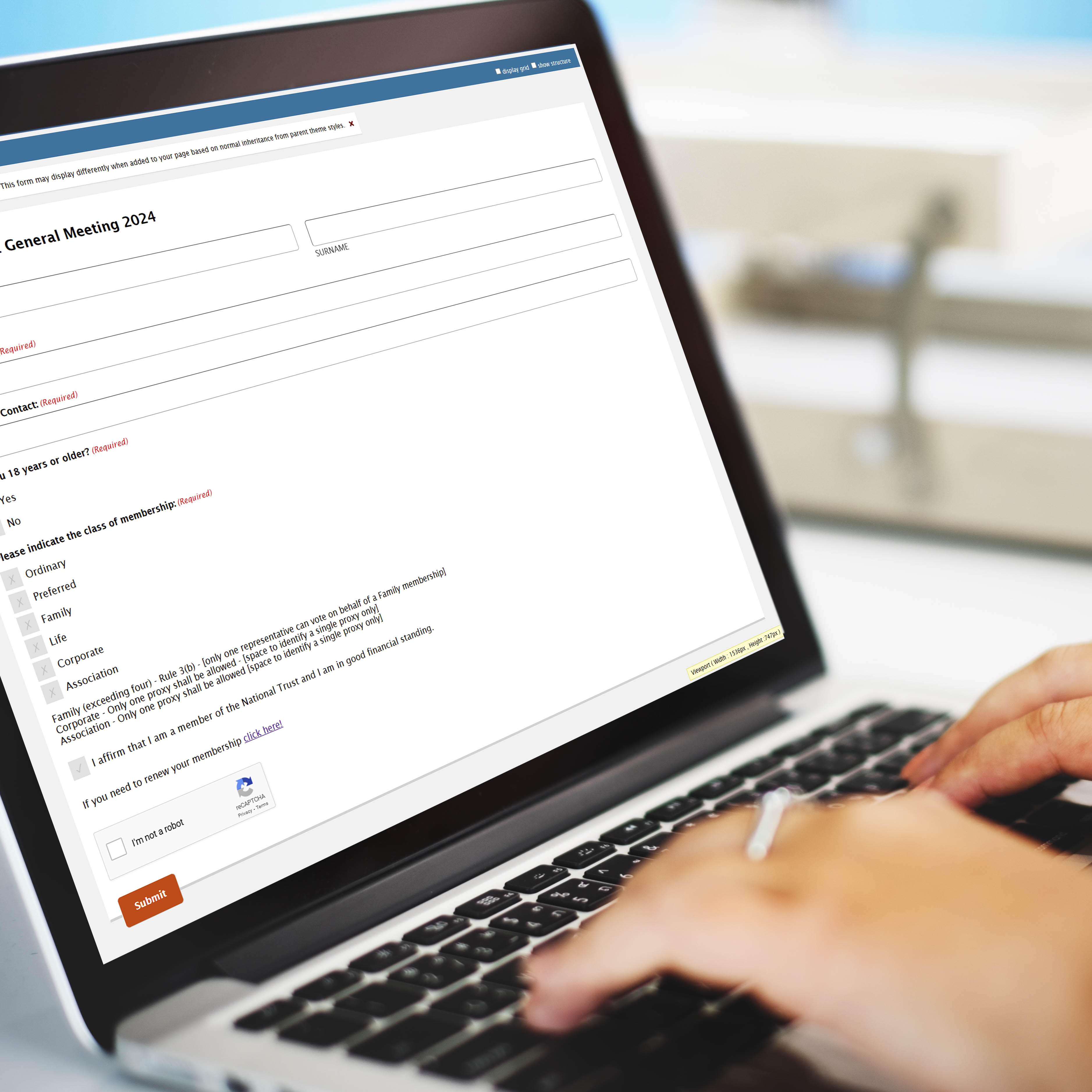 General Meeting 2025 - Online Form